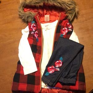 Toddler Arizona vest outfit 3t
